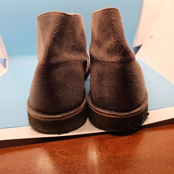 Men's Shoes Clarks DESERT BOOT 13M Lace Up Chukka Boots‎ 55527 WOLF GRAY SUEDE - Picture 4 of 9